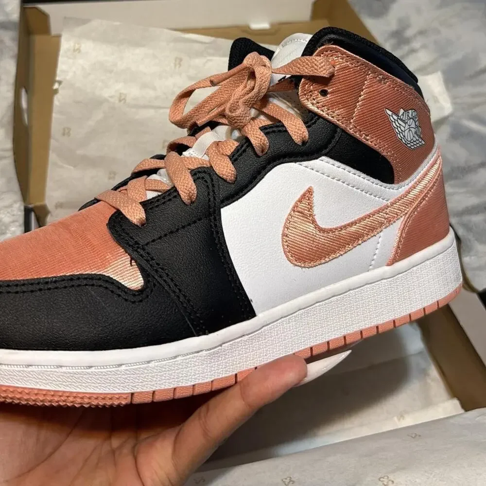 Nike Air Jordan 1 Mid (GS) Light Matter Root - RARE 6Y - Picture 5 of 9